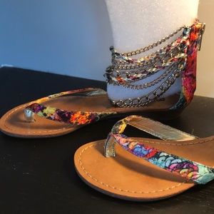 SOLD! Baker multi colored sandal